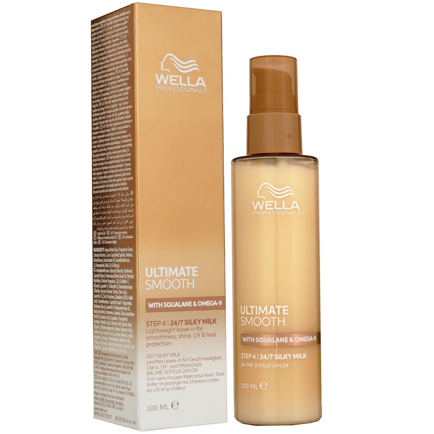 Wella Ultimate Smooth 24/7 Silky Milk 100 ml Leave-in Spray Step 4