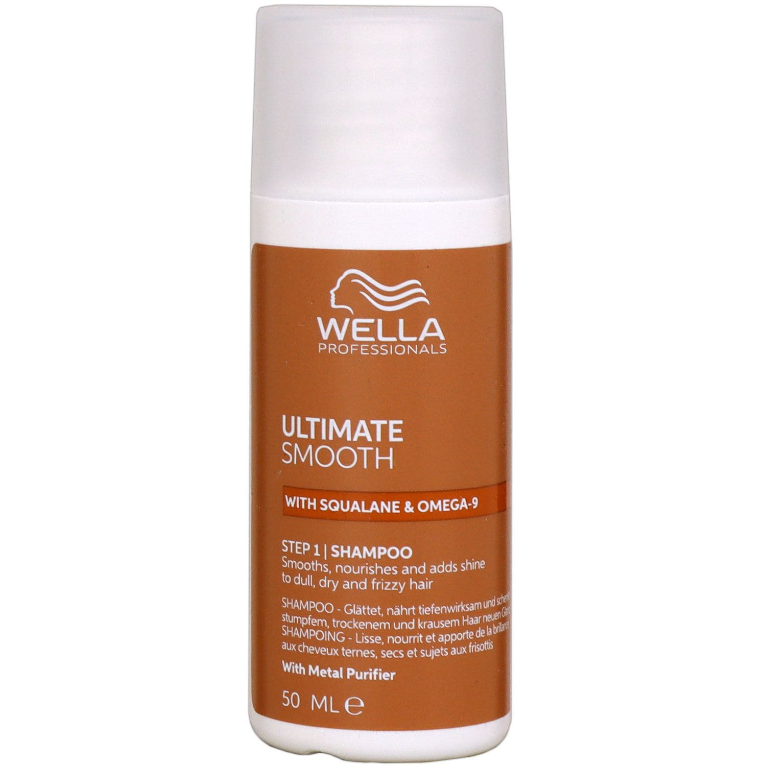 Wella Ultimate Smooth Shampoo 50 ml f�r trockenes Haar Step 1