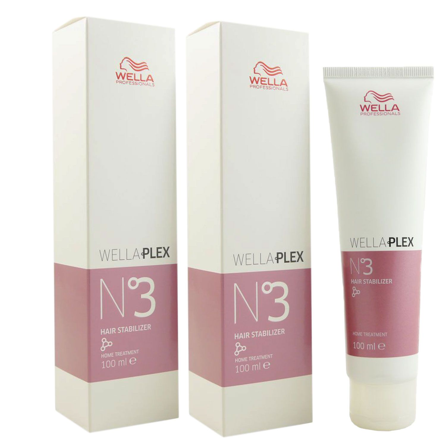 Wella Wellaplex Hair Stabilizier 2 x 100 ml Maske No. 3 Home Treatment Set
