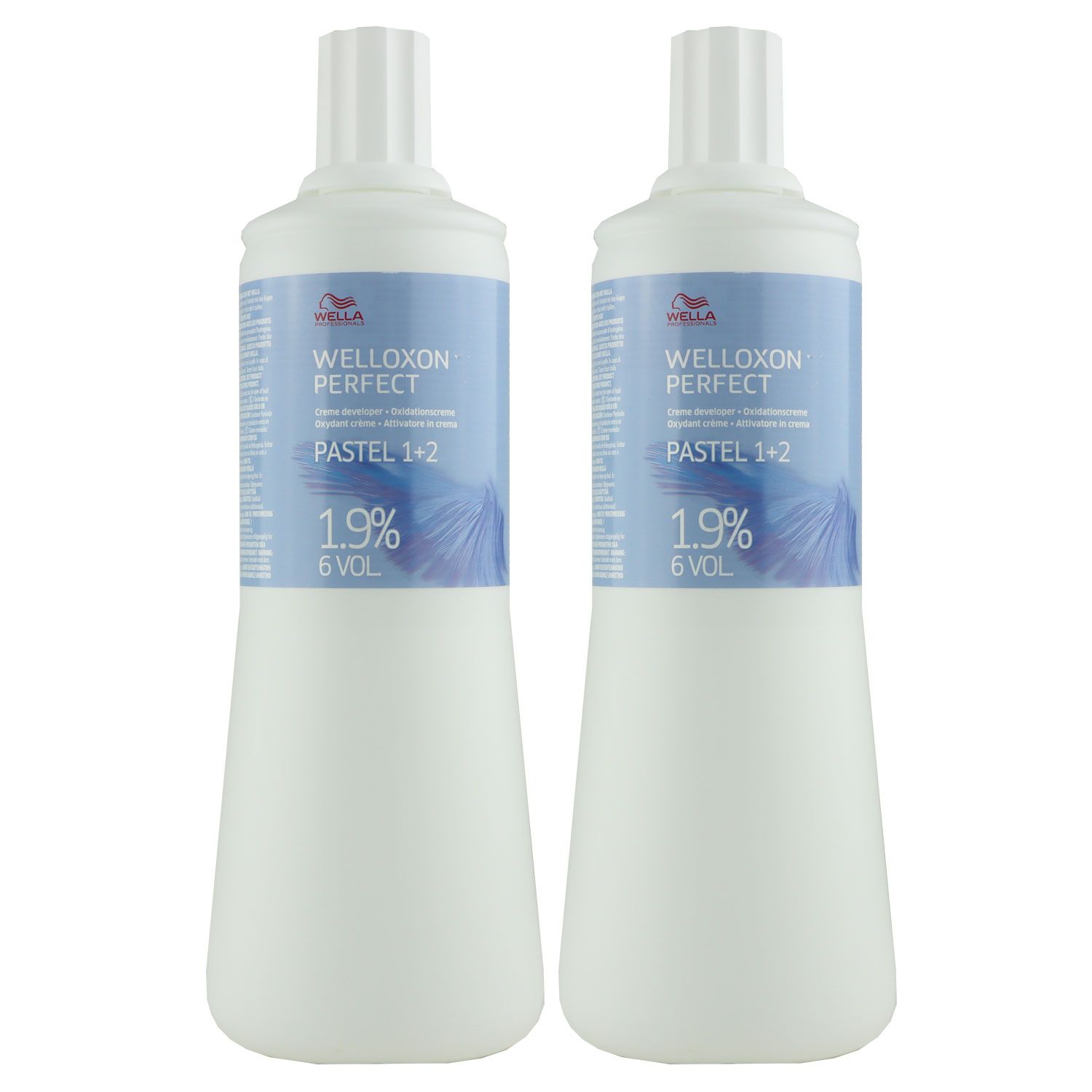 Wella Welloxon Perfect  1+2 Pastel 1,9% 2 x 1000 ml Entwickler Set
