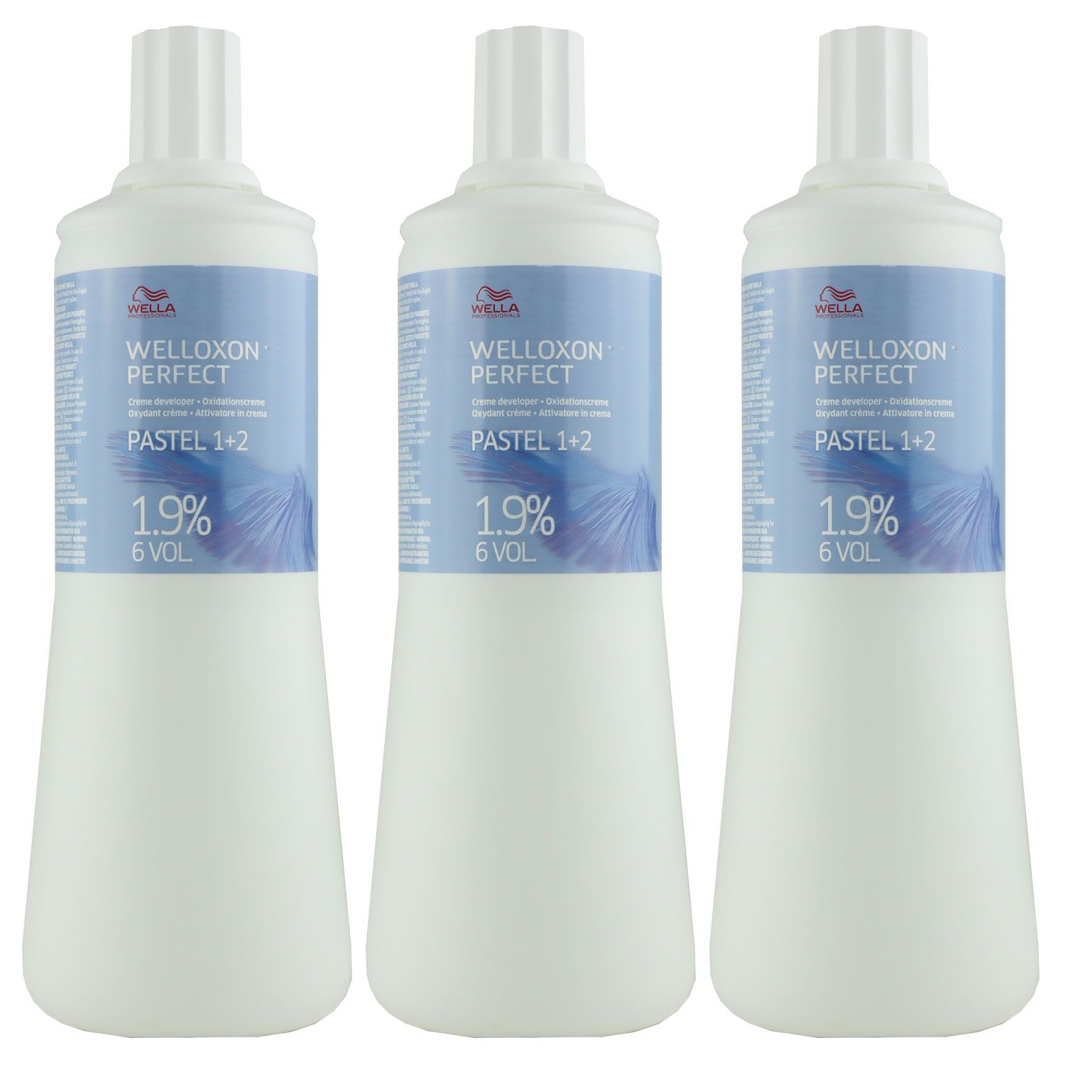 Wella Welloxon Perfect 1+2 Pastel 1,9% 3 x 1000 ml Set