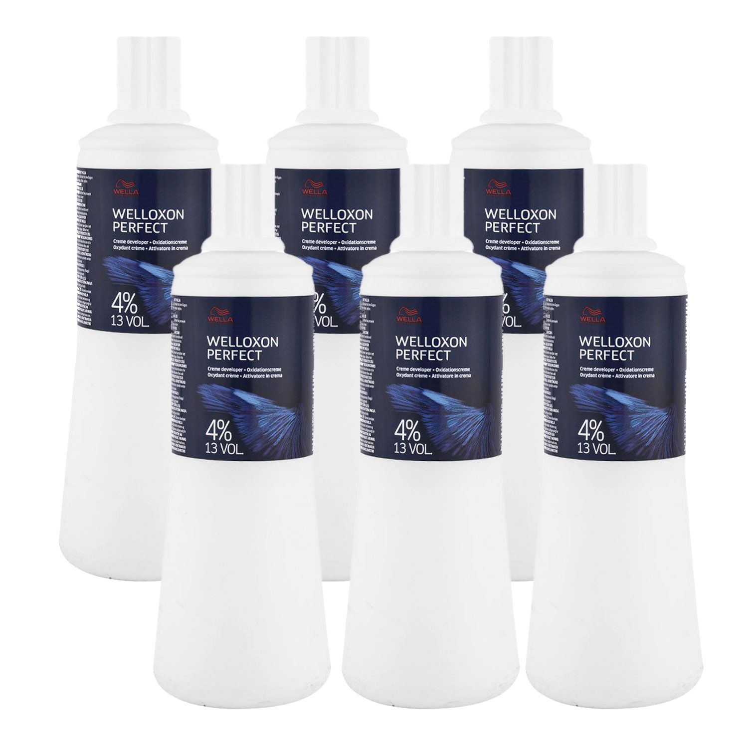 Wella Welloxon Perfect 4% 6 x 1000 ml Entwickler Set