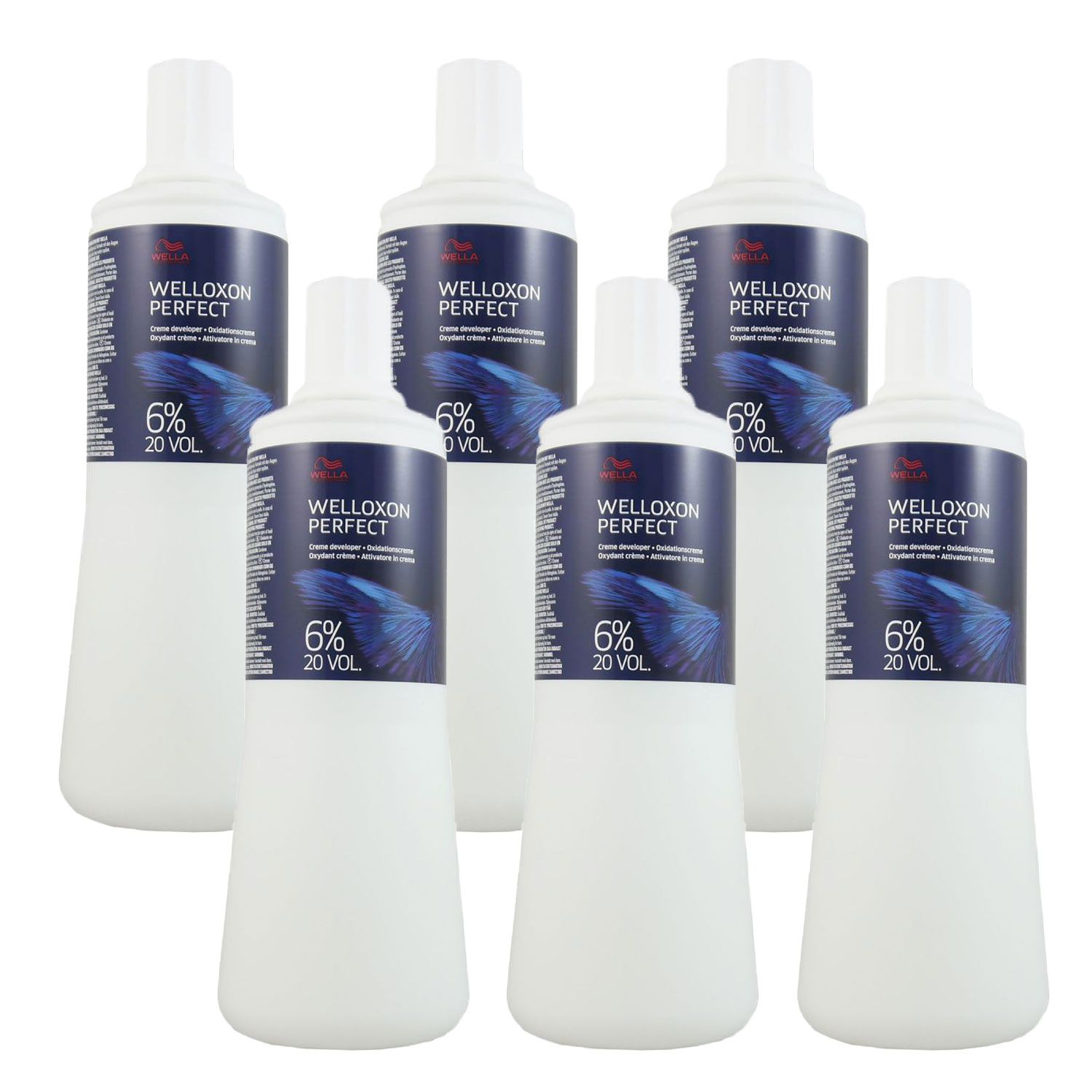 Wella Welloxon Perfect 6 % 6 x 1000 ml Entwickler Set