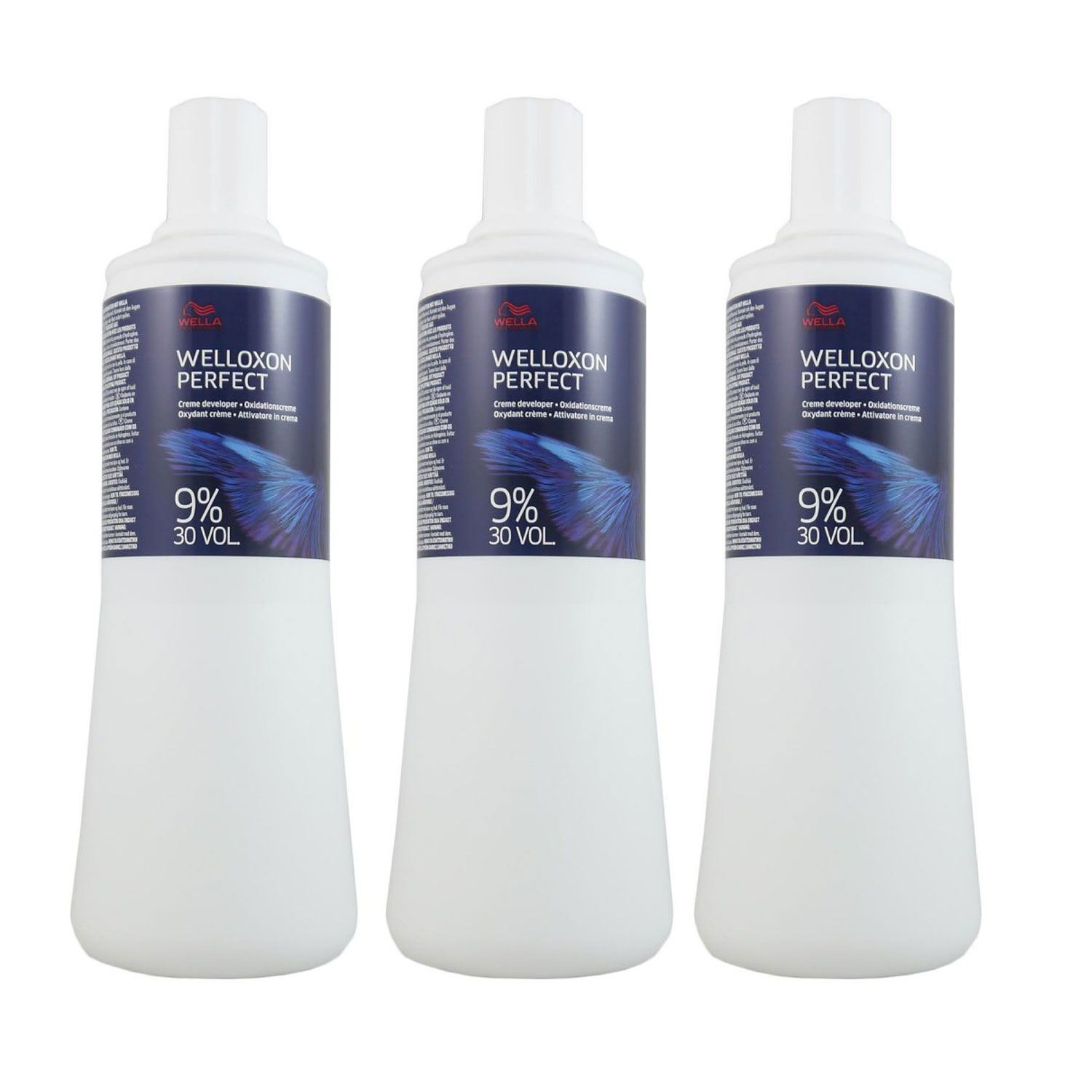 Wella Welloxon Perfect 9 % 3 x 1000 ml Entwickler Set