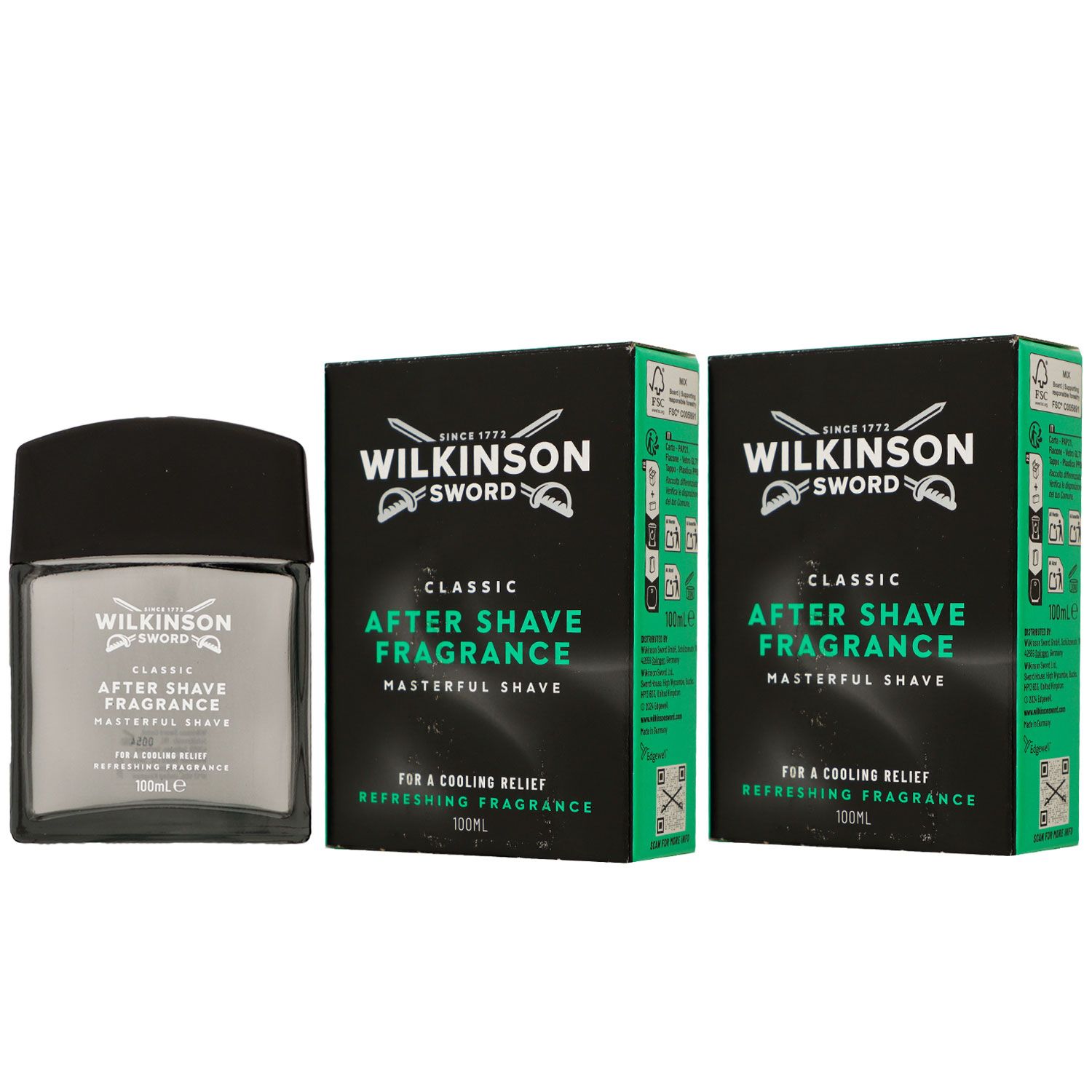 Wilkinson After Shave Classic 2 x 100 ml Pflege f�r den Mann After Shave Rasierwasser Set