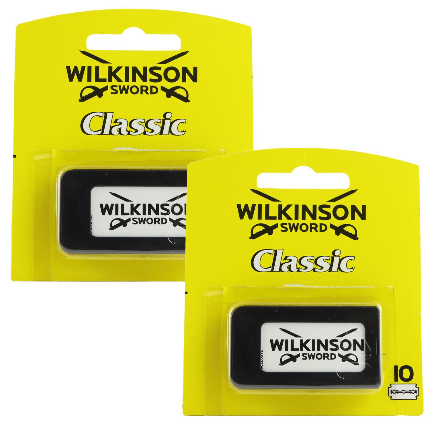 Wilkinson Classic 2 x 10 Rasierklingen f�r Rasierhobel Ersatzklingen Set