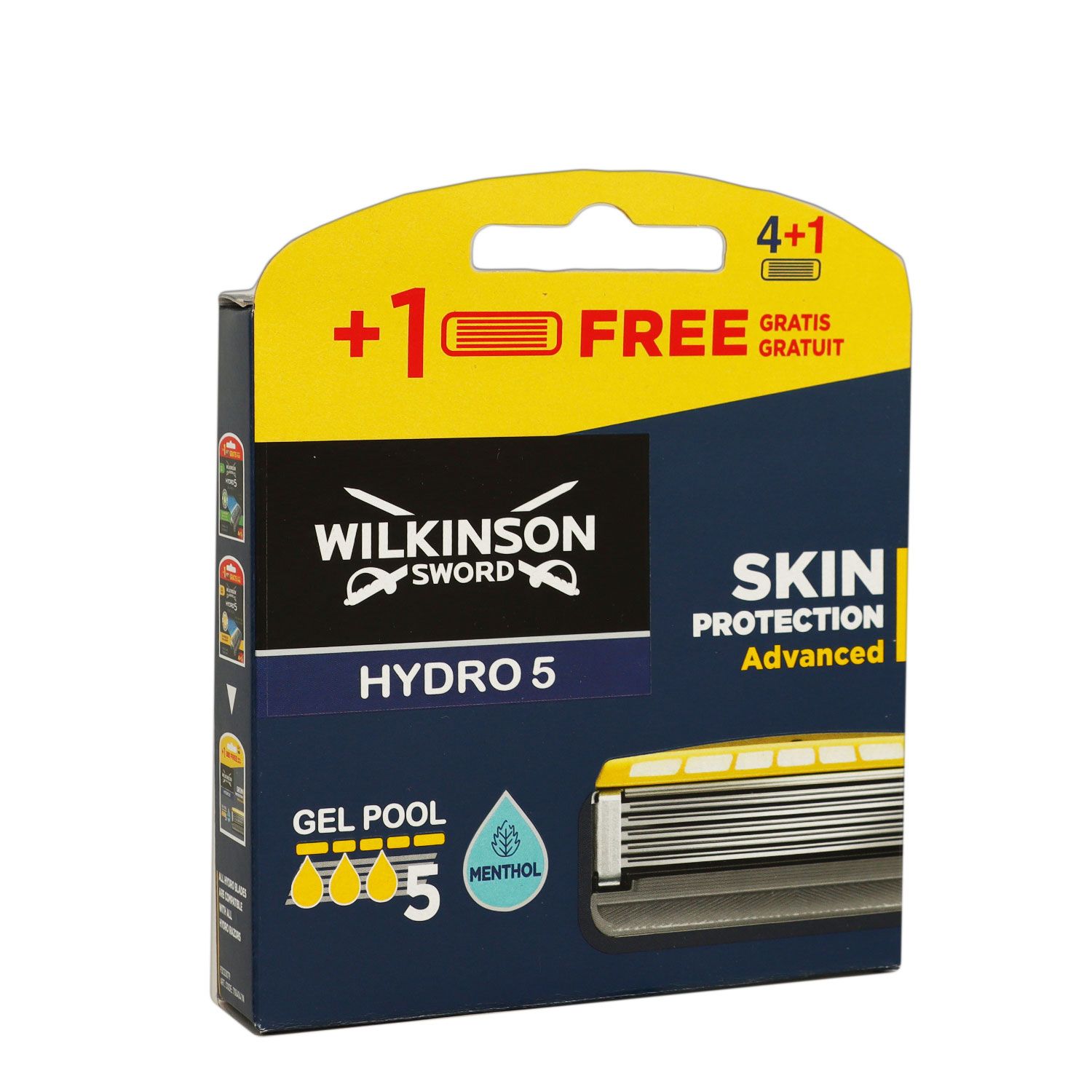 Wilkinson Hydro 5 Skin Protection Advanced 4+1 Rasierklingen Menthol