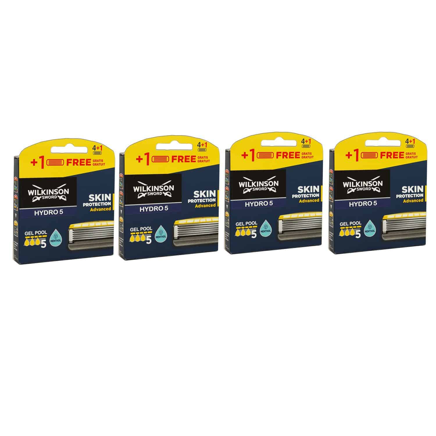 Wilkinson Hydro 5 Skin Protection Advanced 4 x 4+1 Rasierklingen Menthol