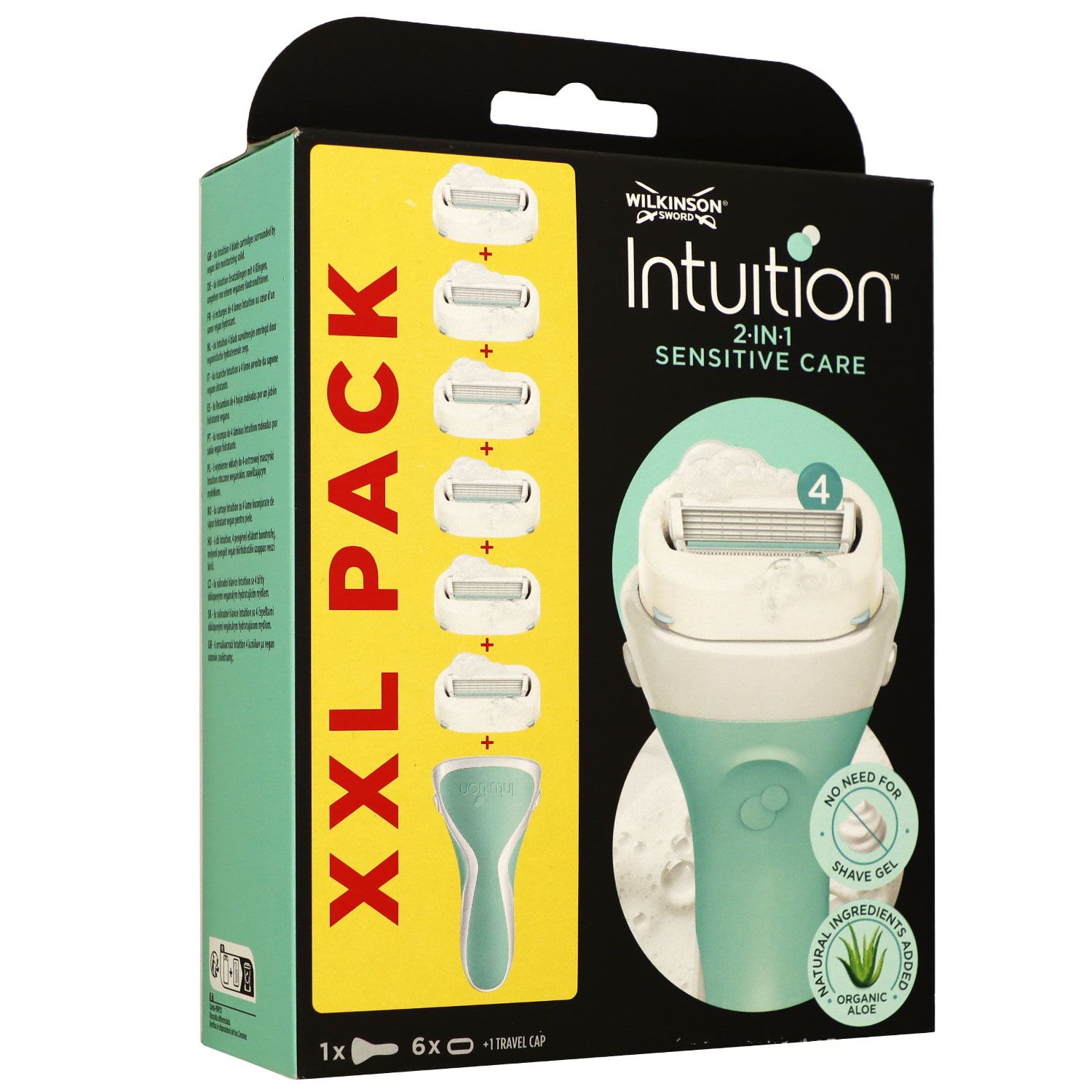 Wilkinson Sword Intuition Sensitive Care 2in1 Damenrasierer 6 Klingen wilkinson-sword-intuition-sensitive-care-2in1-damenrasierer-6-klingen