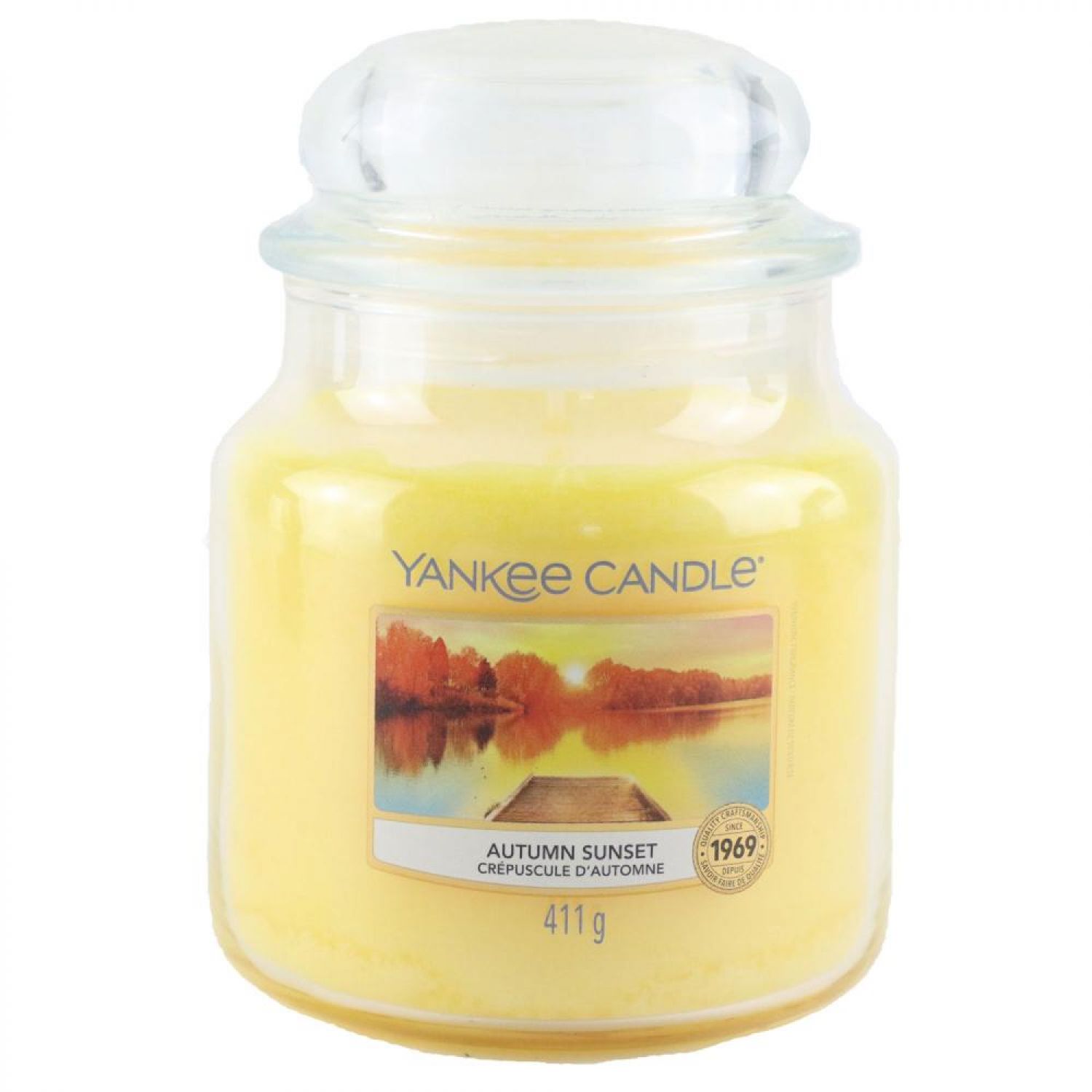 Yankee Candle Duftkerze Autumn Sunset im Glas Jar 411 g Housewarmer