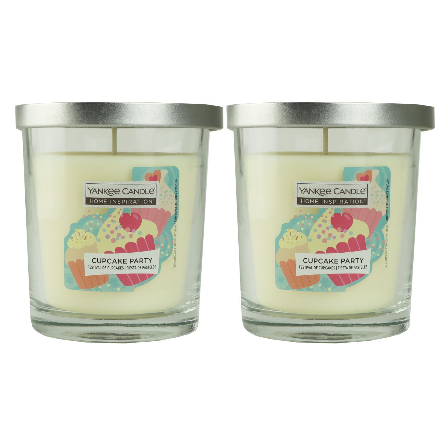 Yankee Candle Home Inspiration Duftkerze Cupcake Party im Glas 2 x 200 g Housewarmer Set