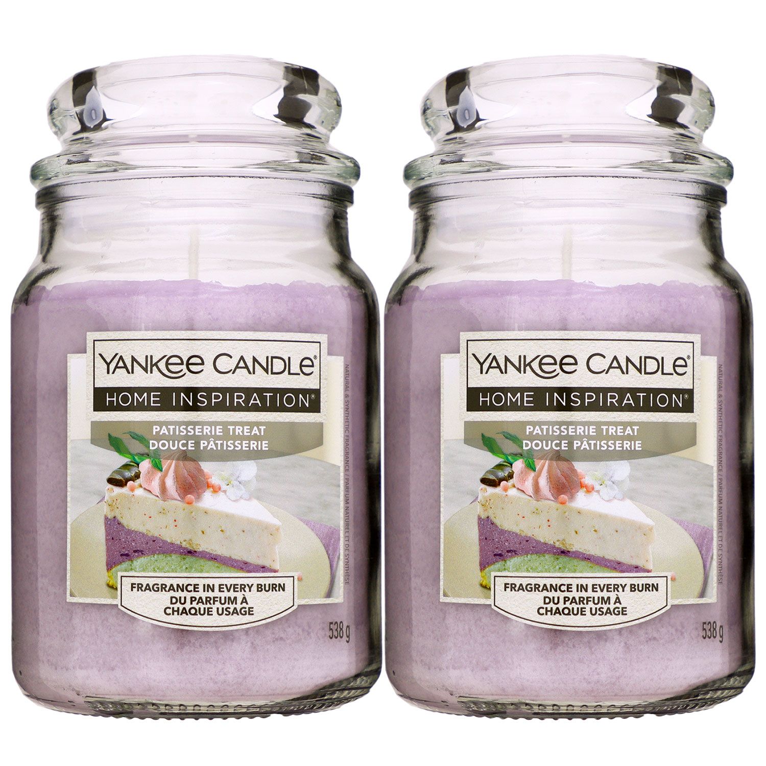 Yankee Candle Home Inspiration Duftkerze Patisserie Treat im Glas 2 x 538 g Housewarmer Set