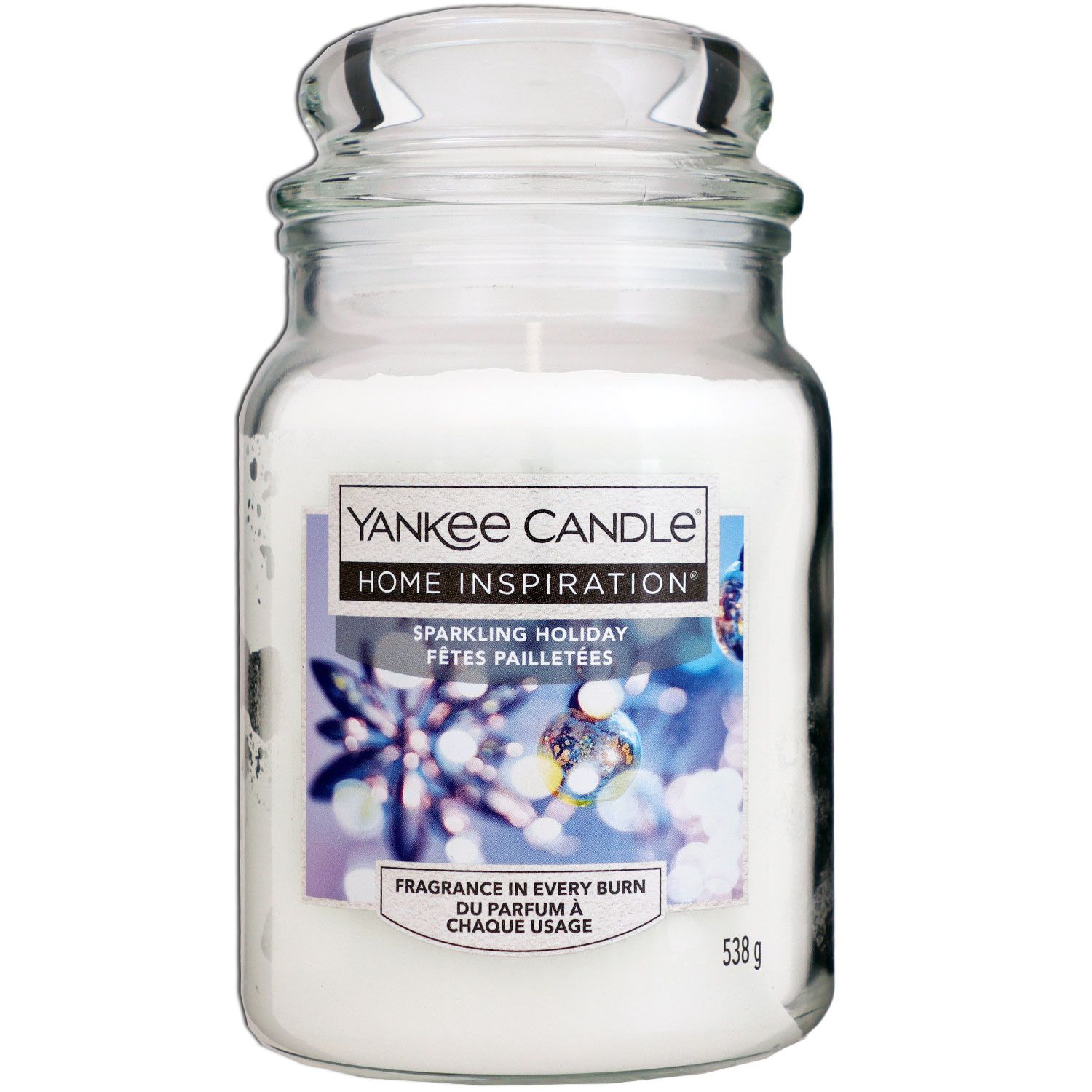 Yankee Candle Home Inspiration Duftkerze Sparkling Holiday im Glas 538 g Housewarmer