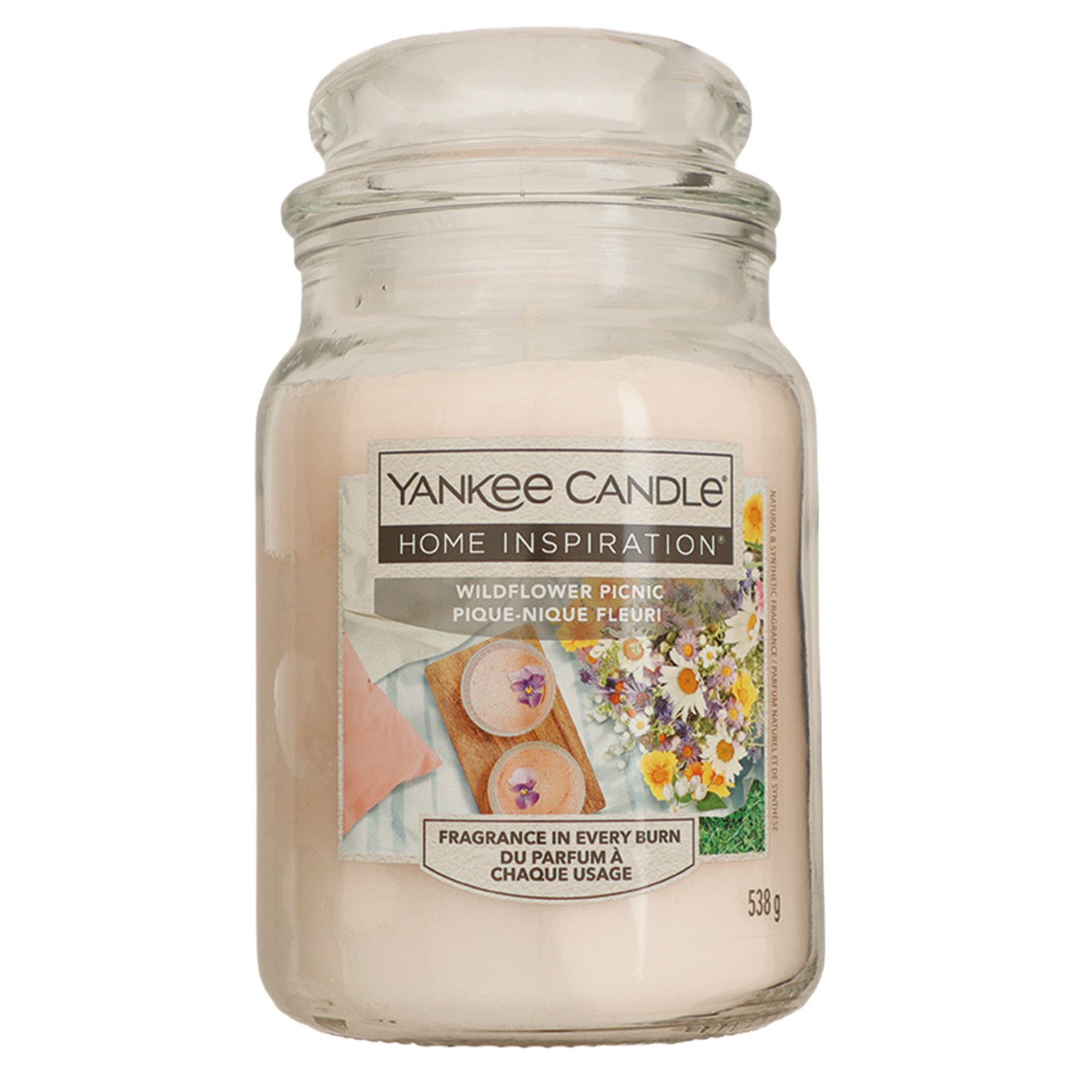 Yankee Candle Home Inspiration Duftkerze Wildflower Picnic im Glas 538 g Housewarmer