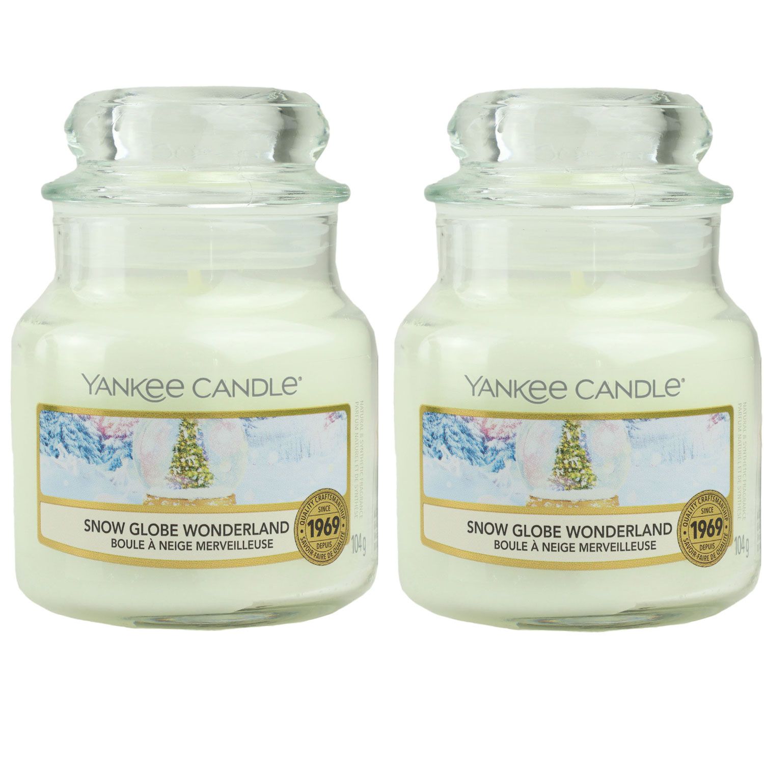 Yankee Candle Duftkerze Snow Globe Wonderland 2 x 104 g Set bei Riemax