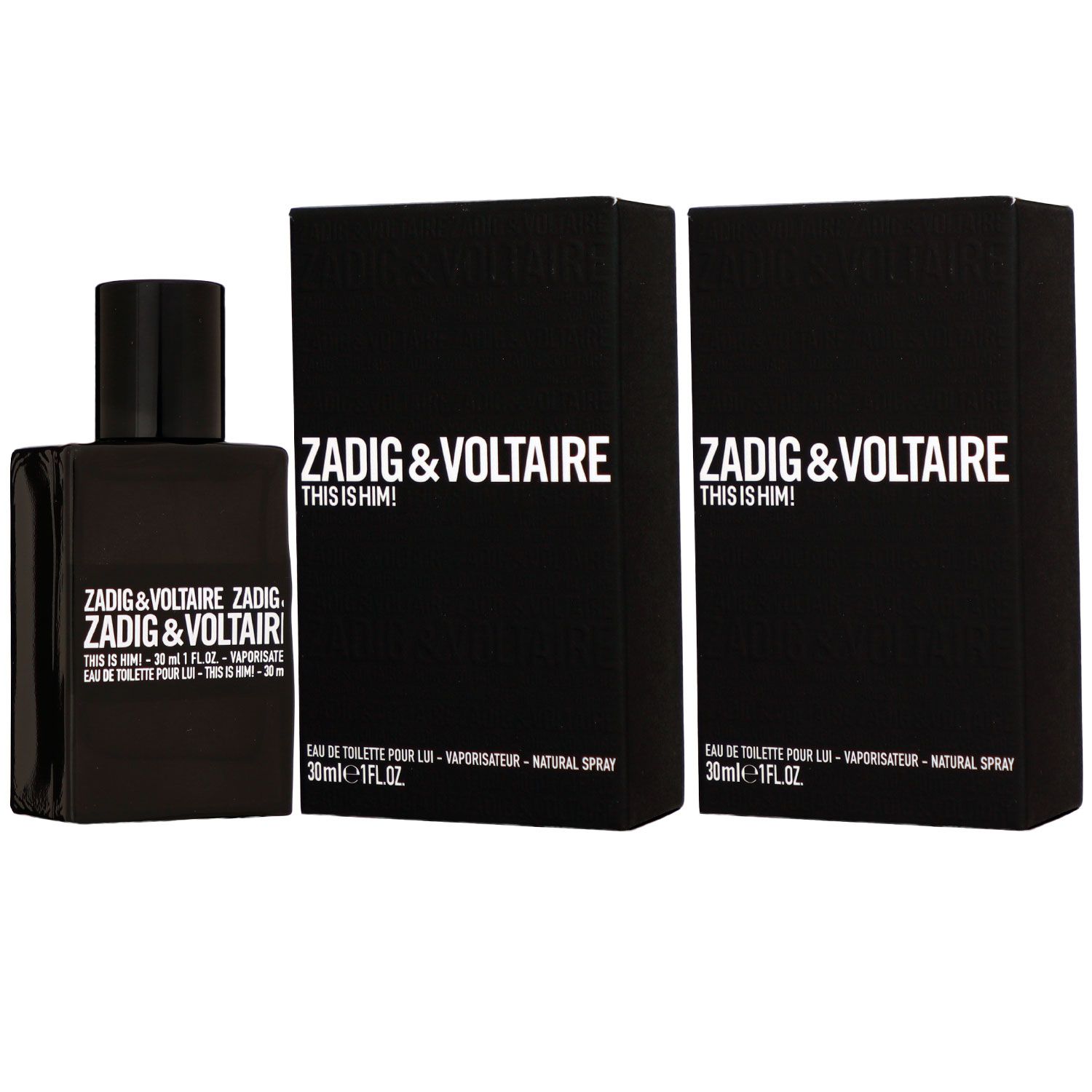 Zadig & Voltaire This is Him 2 x 30 ml Eau de Toilette EDT Herrenduft Set