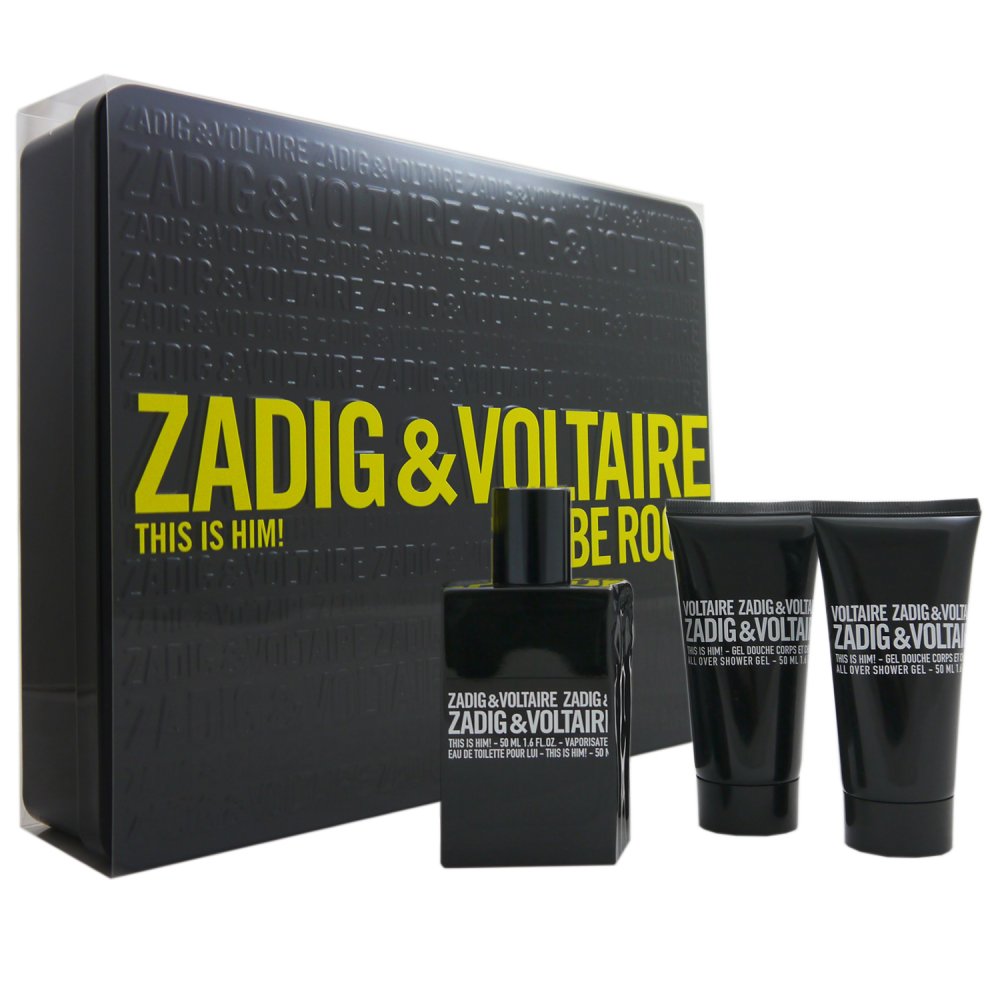 Zadig & Voltaire This is Him Set 50ml Eau de Toilette EDT & 2 x 50ml Showergel bei Riemax